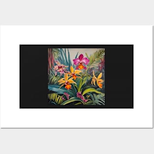 Tiger Orchids Posters and Art